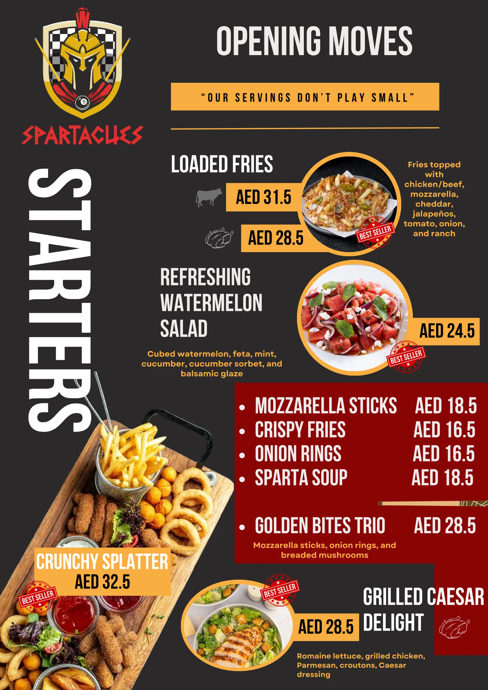 Menu page 2 of 16